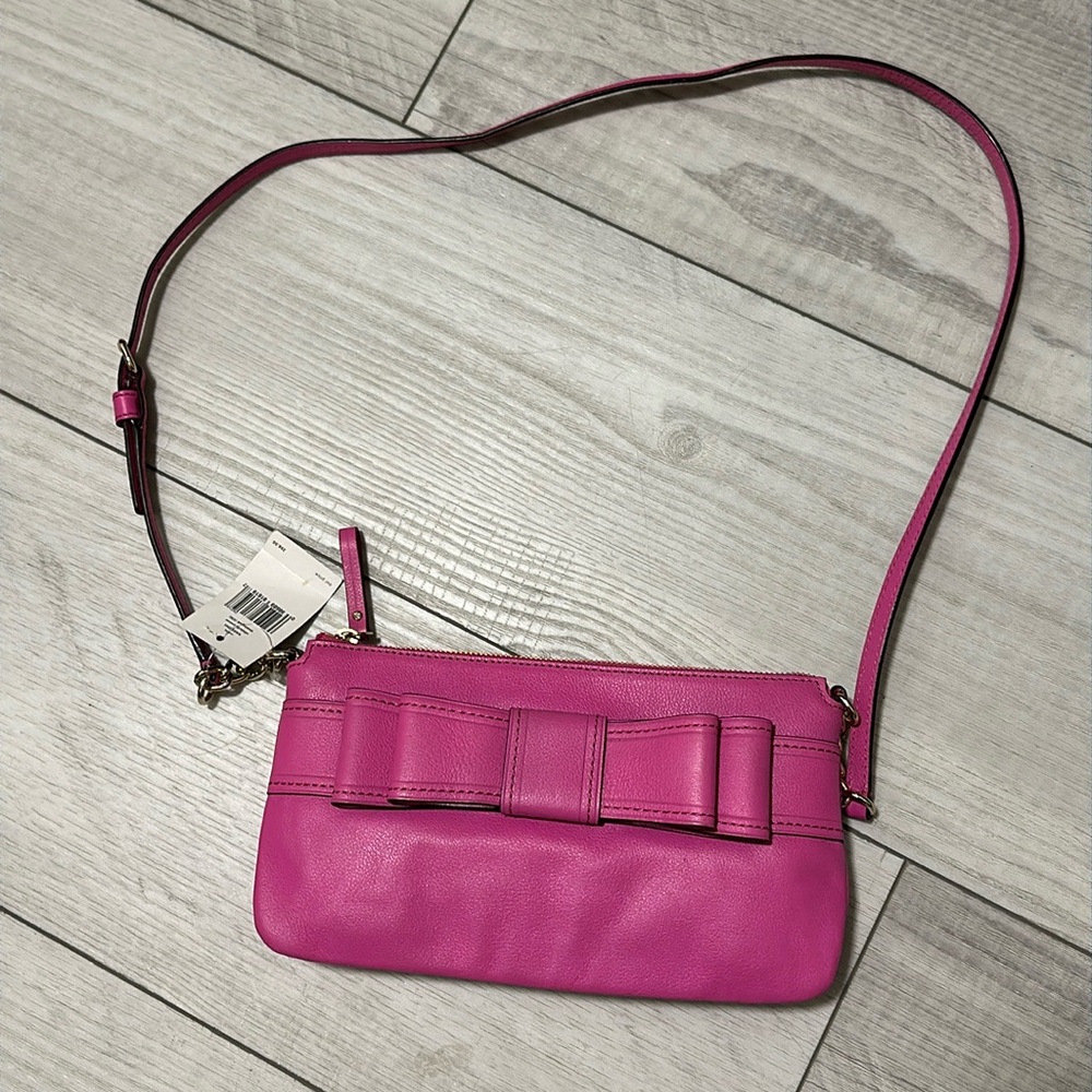 Brand new with tags pink bow Kate Spade crossbody bag